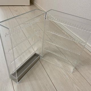 ムジルシリョウヒン(MUJI (無印良品))の無印良品　アクリル　アクセサリースタンド(小物入れ)