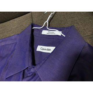 カルバンクライン(Calvin Klein)のカルバンクライン シャツ パープル 紫(シャツ)