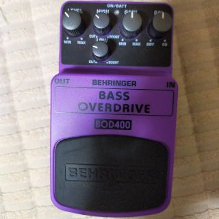 behringer bass overdrive bod400(ベースエフェクター)