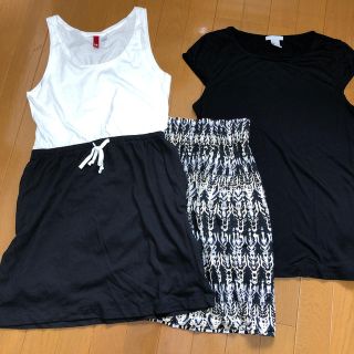 エイチアンドエム(H&M)のH&M ３点セット(ひざ丈ワンピース)