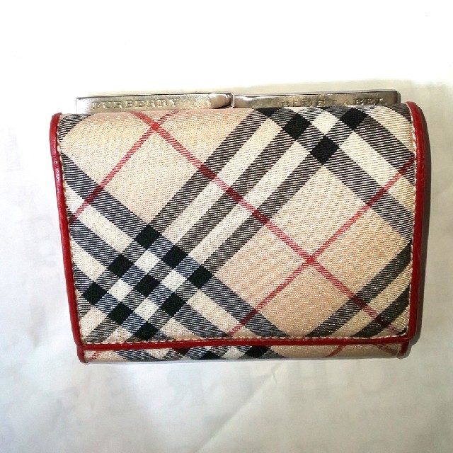 BURBERRY BLUE LABEL(バーバリーブルーレーベル)のBURBERRY BLUE LABEL   三つ折り財布 レディースのファッション小物(財布)の商品写真