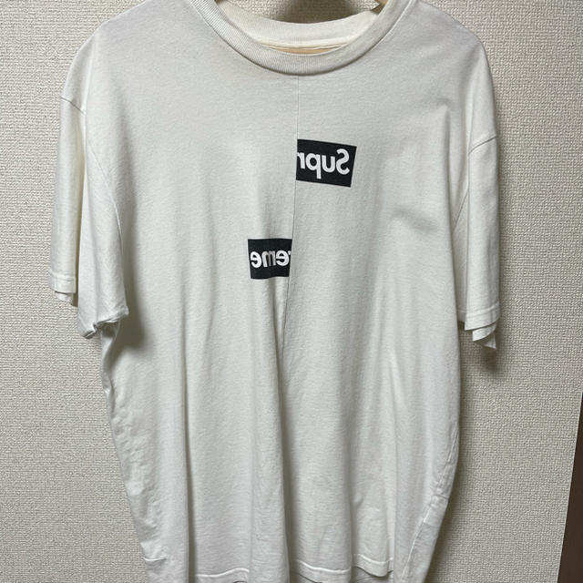 supreme × コムデギャルソン　ボックスロゴTシャツ