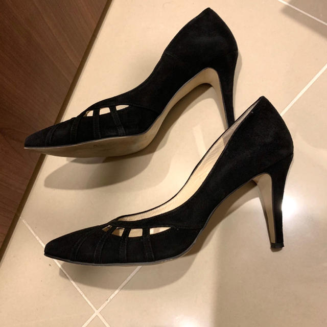 Odette e Odile(オデットエオディール)のオデットエオディール　ユナイテッドアローズ　パンプス　黒 レディースの靴/シューズ(ハイヒール/パンプス)の商品写真