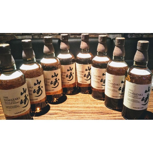 サントリー(サントリー)のSUNTORY山崎700ml8本セット　SUNTORYマイレージ付き 食品/飲料/酒の酒(ウイスキー)の商品写真