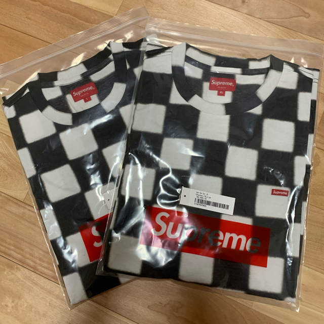 supreme small box logo tee checkerboard - Tシャツ/カットソー(半袖 ...