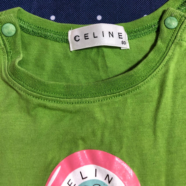 celine(セリーヌ)のセリーヌTシャツ９０cm美品 キッズ/ベビー/マタニティのキッズ服女の子用(90cm~)(Tシャツ/カットソー)の商品写真