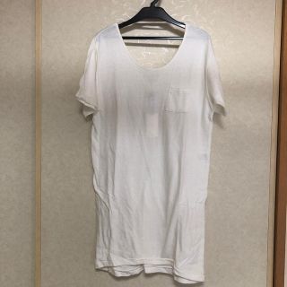 シー(SEA)のSEA rie Tシャツ　ワンピース　新品　白(ひざ丈ワンピース)