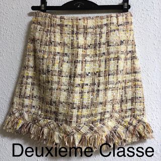 ドゥーズィエムクラス(DEUXIEME CLASSE)のDEUXIEME CLASSE ツイードスカート(ミニスカート)