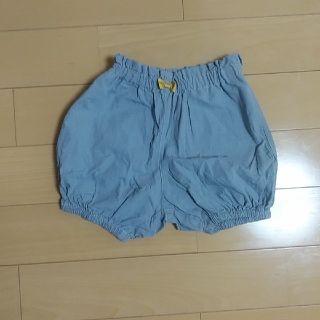 サマンサモスモス(SM2)のグレー色カボチャパンツ(ｲｴﾛｰﾘﾎﾞﾝ付)　110㎝(パンツ/スパッツ)