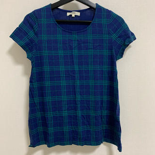 オゾック(OZOC)のOZOC オゾック チェックTシャツ 38(Tシャツ(半袖/袖なし))
