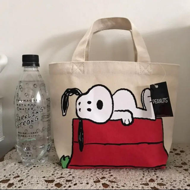 Snoopy 新品 スヌーピー ミニトートバッグ タグ付き の通販 By あおたろ S Shop スヌーピーならラクマ