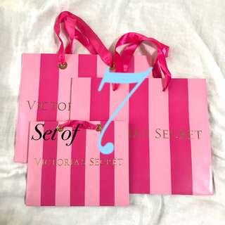 ヴィクトリアズシークレット(Victoria's Secret)のVictoria’s Secret PINK ショッパー 7枚セット(ショップ袋)