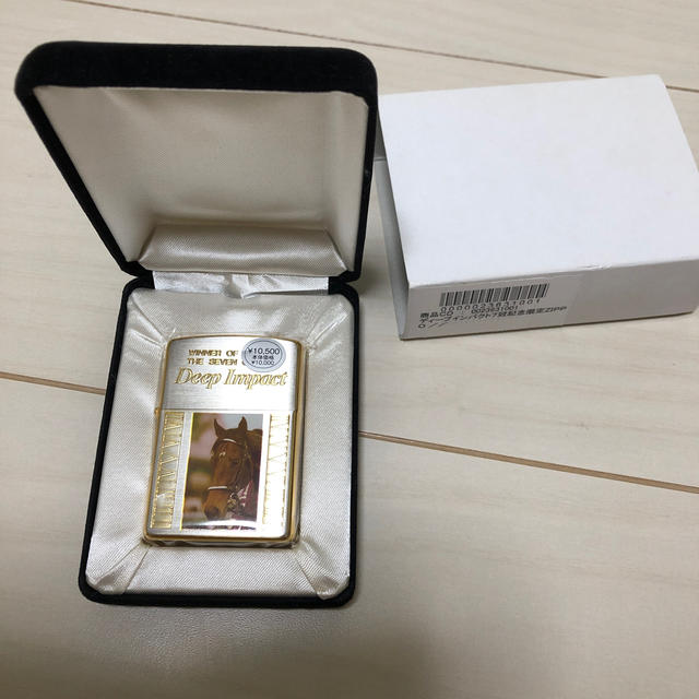 JRA 競馬 ZIPPO ライター ディープインパクト7冠 新品未使用 ケース付