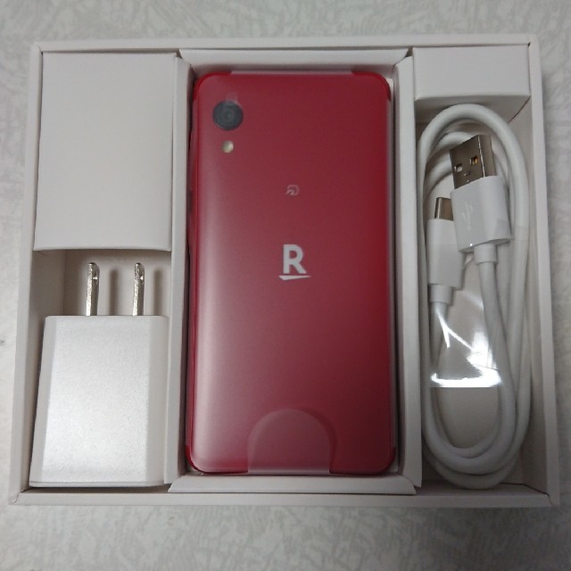 Rakuten(ラクテン)の【新品未使用】Rakuten mini クリムゾンレッド スマホ/家電/カメラのスマートフォン/携帯電話(スマートフォン本体)の商品写真