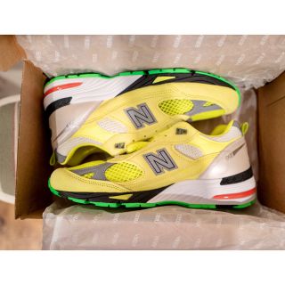 ニューバランス(New Balance)の新品 Aries New Balance M991AFL Yellow アリーズ(スニーカー)