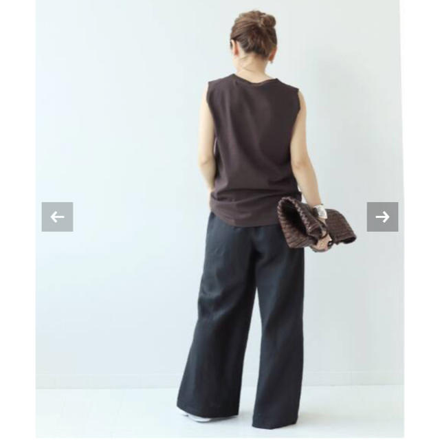 Plage(プラージュ)のPlage  新品未使用★Linen Bias パンツ　ブラック38 サイズ★ レディースのパンツ(その他)の商品写真