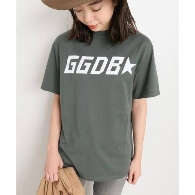 Deuxieme Classe  GOLDEN GOOSE ロゴTシャツ　カーキ