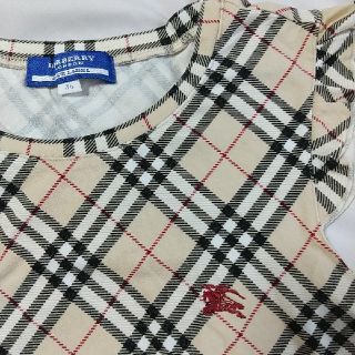 バーバリーブルーレーベル(BURBERRY BLUE LABEL)のBURBERRY✨袖フリルトップス(カットソー(半袖/袖なし))