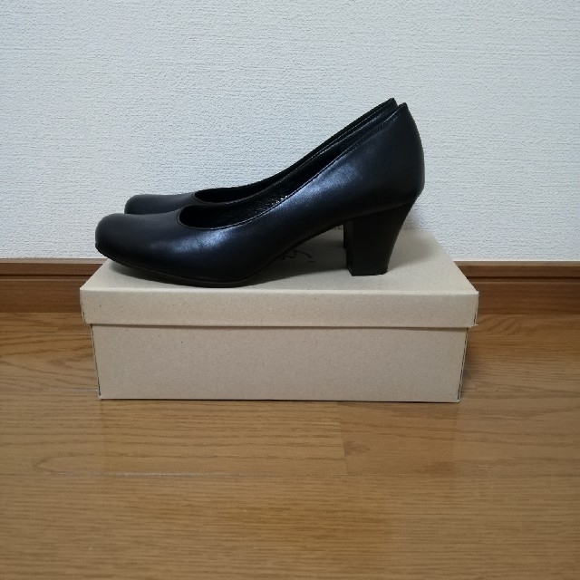 ing(イング)のing　パンプス　黒　24センチ レディースの靴/シューズ(ハイヒール/パンプス)の商品写真