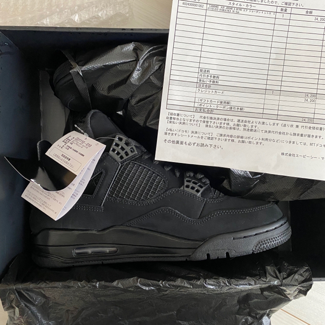 AIR JORDAN RETRO 4 BLACK CAT 26.5cm