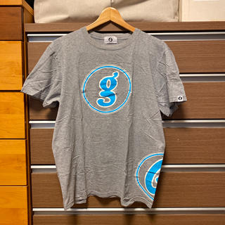 グッドイナフ(GOODENOUGH)のGOODENOUGH gG ロゴTシャツ グレー×水色(Tシャツ/カットソー(半袖/袖なし))