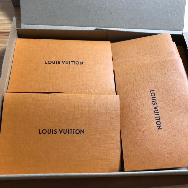 LOUIS VUITTON(ルイヴィトン)のルイヴィトン  ミニカードケース　明細書入れ　メッセージカードにも ハンドメイドの文具/ステーショナリー(カード/レター/ラッピング)の商品写真