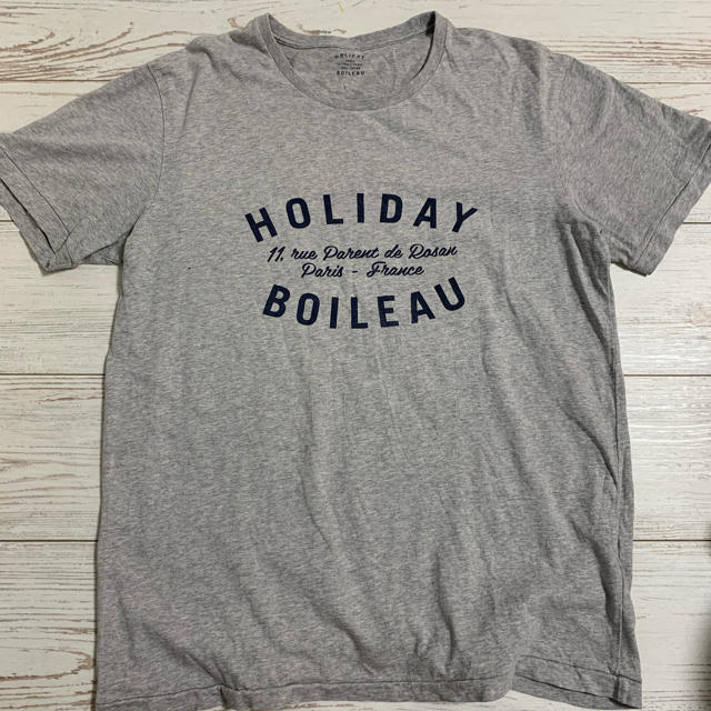 L'Appartement DEUXIEME CLASSE(アパルトモンドゥーズィエムクラス)のL'Appartement ◇HOLIDAY T-SHIRT グレー　36 レディースのトップス(Tシャツ(半袖/袖なし))の商品写真