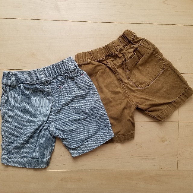 【chie様専用】ユニクロ♡ショートパンツ２枚セット　XS　95～110 男の子 キッズ/ベビー/マタニティのキッズ服男の子用(90cm~)(パンツ/スパッツ)の商品写真