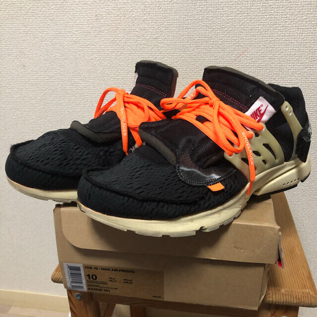 NIKE(ナイキ)のNIKE THE10 AIR PRESTO 28cm off-white メンズの靴/シューズ(スニーカー)の商品写真