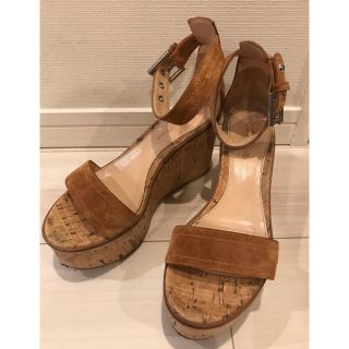 ジャンヴィットロッシ(Gianvito Rossi)のGianvito Rossi ジャンビトロッシ　ウェッジソール　サンダル(サンダル)