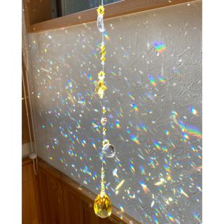 スワロフスキー(SWAROVSKI)の🌈サンキャッチャー　スワロフスキー★窓辺に下げて宇宙のパワー！壁に虹がいっぱい(モビール)