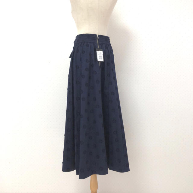 SCOT CLUB(スコットクラブ)のアーガ▪️フロントスリット☆ドッドフレアスカート▪️スコットクラブ レディースのスカート(ロングスカート)の商品写真