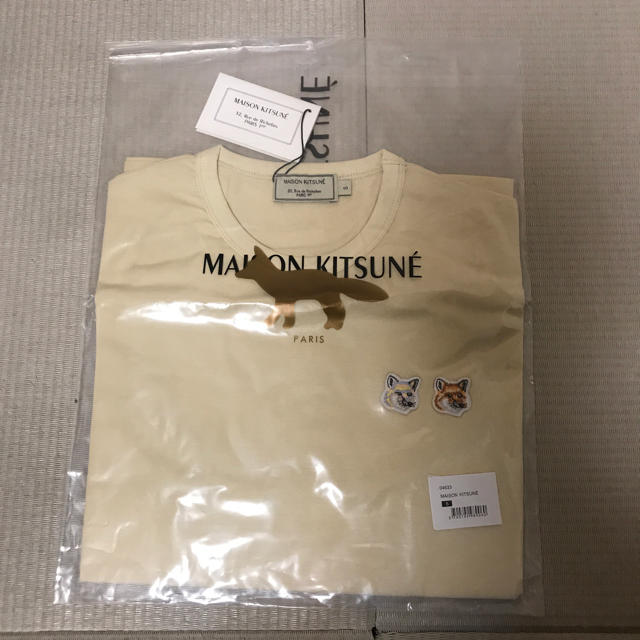 MAISON KITSUNE'(メゾンキツネ)のMAISON KITSUNE メゾンキツネ Tシャツ 未使用品 メンズのトップス(Tシャツ/カットソー(半袖/袖なし))の商品写真