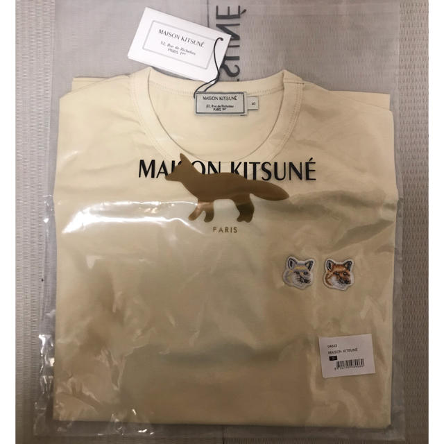 MAISON KITSUNE'(メゾンキツネ)のMAISON KITSUNE メゾンキツネ Tシャツ 未使用品 メンズのトップス(Tシャツ/カットソー(半袖/袖なし))の商品写真