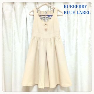 バーバリー(BURBERRY)のバーバリー♡春夏オフホワイトワンピース(ひざ丈ワンピース)