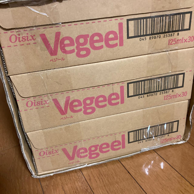 べジール  Oisix  オイシックス  vegeel  30本×3箱 食品/飲料/酒の飲料(ソフトドリンク)の商品写真