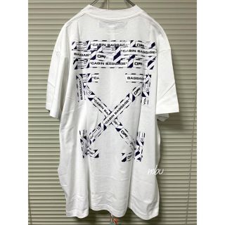 オフホワイト(OFF-WHITE)の新品 オーバーサイズ【 OFF-WHITE 】AIRPORT TAPE Tee(Tシャツ/カットソー(半袖/袖なし))