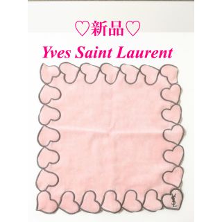 サンローラン(Saint Laurent)の♡新品　イヴサンローラン　ハンカチ1枚(ハンカチ)