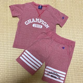 チャンピオン(Champion)のチャンピオン　セットアップ　120(Tシャツ/カットソー)