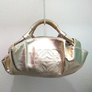 ロエベ(LOEWE)のLOEWE　ロエベ　ハンドバッグ　ナッパアイレ　シャンパンゴールド(ハンドバッグ)