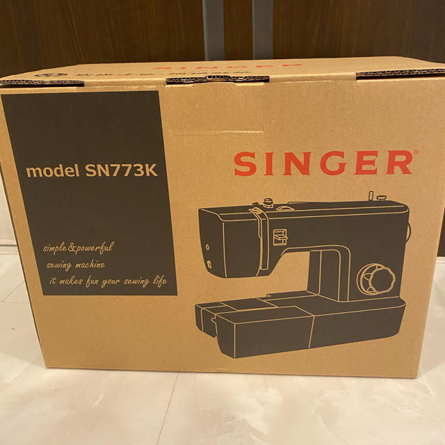 最安値‼︎送料無料 シンガー ミシン SN773K SINGER ブラック 1