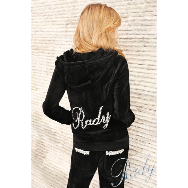 新品未使用タグ付き♡Rady  ジュエルRady7分丈セットアップ ブラック