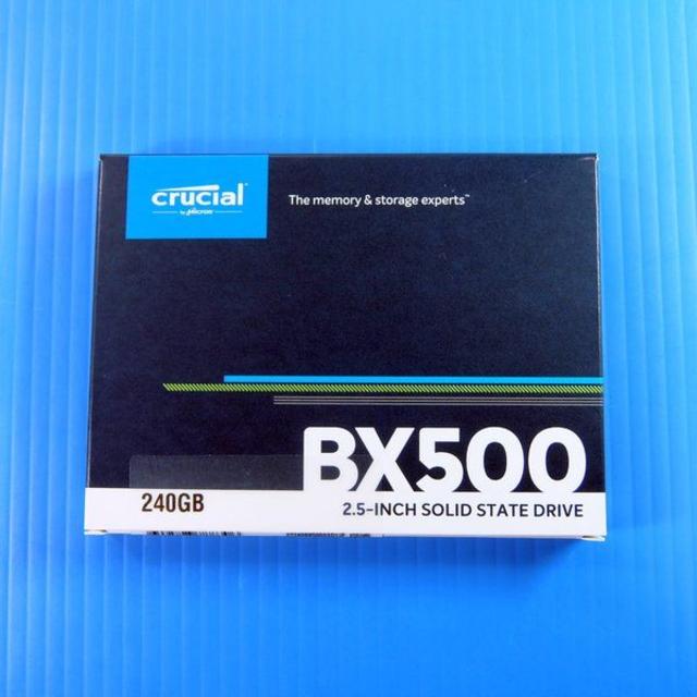 【SSD 240GB】 初めてのSSDに！ Crucial BX500