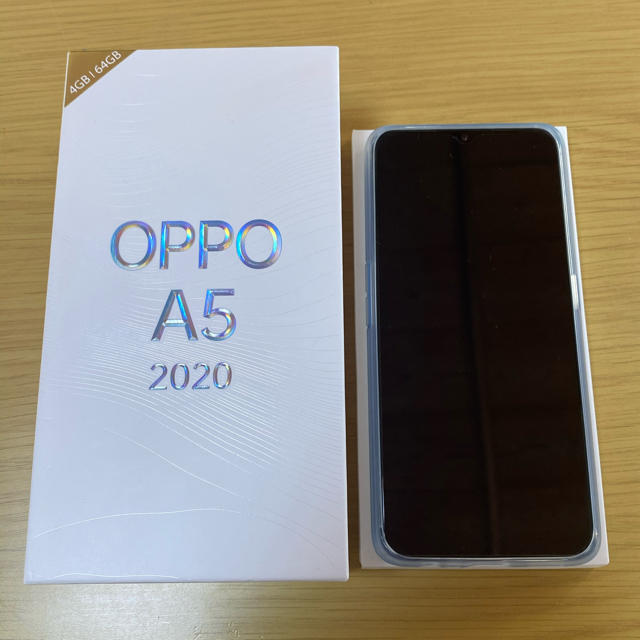oppo A5 2020 ブルー シムフリースマホ/家電/カメラ