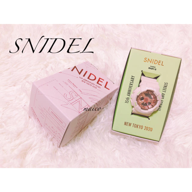 SNIDEL(スナイデル)のSNIDEL☆新品15周年限定腕時計 レディースのファッション小物(腕時計)の商品写真