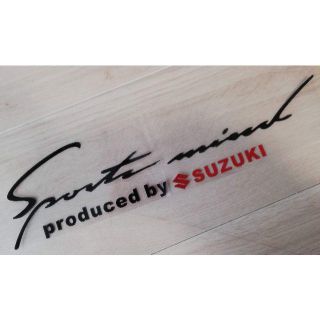 スズキ SUZUKI ステッカー【新品・送料無料】ブラック(車外アクセサリ)