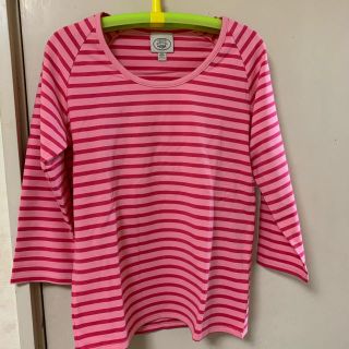 ローラアシュレイ(LAURA ASHLEY)のローラアシュレイ　ボーダー七分袖(カットソー(長袖/七分))