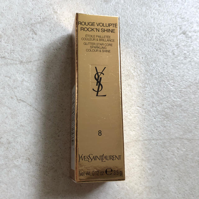 Yves Saint Laurent Beaute(イヴサンローランボーテ)の新品こロックシャイン 08 ロッキン レッド  /イヴサンローランヴォリュプテ  コスメ/美容のベースメイク/化粧品(口紅)の商品写真