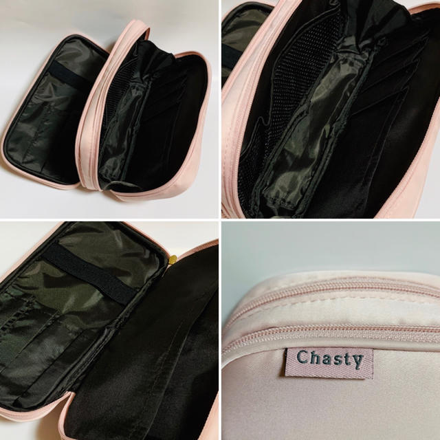 Chesty(チェスティ)のダブルファスナーメイクポーチ　Chasty レディースのファッション小物(ポーチ)の商品写真