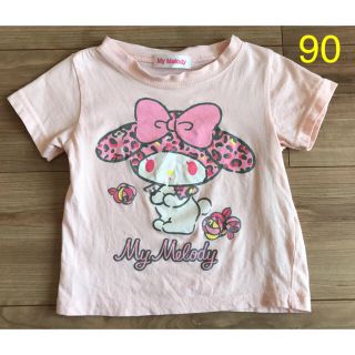 サンリオ(サンリオ)のマイメロディ　Tシャツ　トップス　ピンク　90cm(Tシャツ/カットソー)